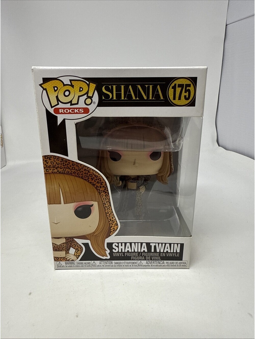Funko Pop! Rocks Shania Twain #175 Vinyl Figure Vaulted Music 🎶